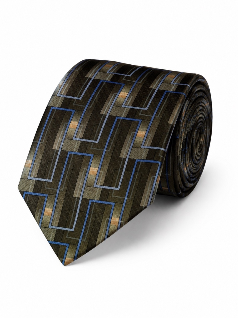 Mens Silk Tie Quiet Luxury Old Money Formal Professional Retro